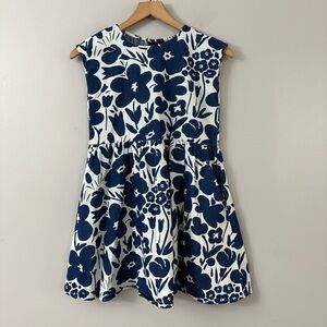Marimekko x Uniqlo Girls Cotton Denim Sleeveless Dress